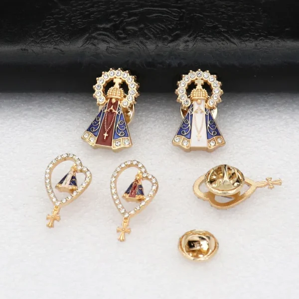 New Alloy Metal Jewelry, Versatile Clothing Accessories Brooch, Cufflinks, Hat Decorative Waist Pin