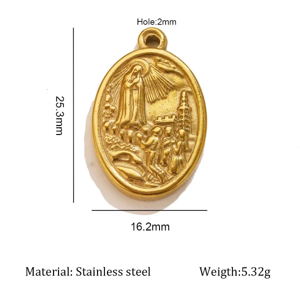 Wholesale Zinc Alloy Pendant Charm Necklace DIY Jewelry Accessories 18K Gold Plated