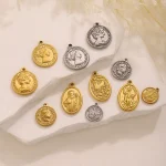 Wholesale Zinc Alloy Pendant Charm Necklace DIY Jewelry Accessories 18K Gold Plated