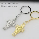 Alloy Metal Jewelry Accessories Color-retaining Micro-inlaid Enamel Parts Keychains & Bottle Openers - Image 5