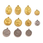 Wholesale Zinc Alloy Pendant Charm Necklace DIY Jewelry Accessories 18K Gold Plated - Image 5