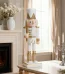Wholesale Wooden Nutcracker Soldier Christmas Decoration Figurine Home Desktop Ornament