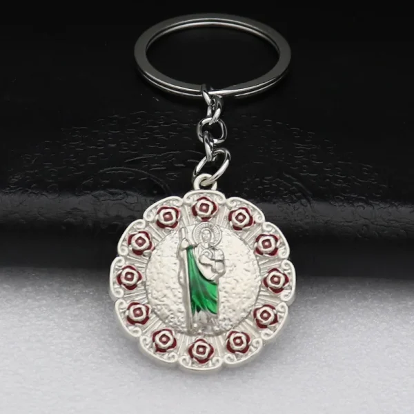 Catholic Alloy Metal Jewelry Accessories Color Retaining Micro-inlaid Enamel Jewelry Pendant Jewelry Accessories