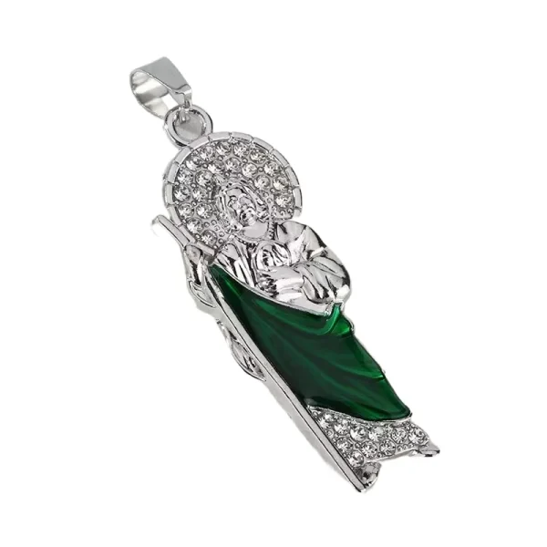 Catholic Alloy Metal Jewelry Accessories Color Retaining Micro-inlaid Enamel Jewelry Pendant Jewelry Accessories
