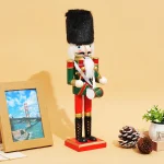 Wholesale Wooden Nutcracker Figurine Christmas Desktop Decoration Home Decor Gift Craft - Image 3