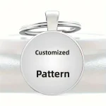 Wholesale Zinc Alloy Keychain Accessory 25mm 30mm Factory Direct