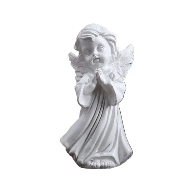 Wholesale Nordic Angel Figurine Sculpture Home Office Decoration Plastic Crafts Resin Style