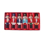 Wholesale Wooden Christmas Nutcracker Soldier Figurine Home Decoration Pendant Ornament - Image 5