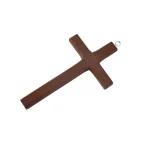Wholesale Vintage Wood Cross Pendant Hanging Ornament DIY Craft Decoration Accessories - Image 5