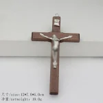 Retro cross pendant, home wall decoration pendant, solid wood pendant, foreign trade supply, jewelry - Image 4