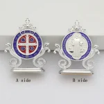 Wholesale Zinc Alloy Metal Craft Ornament Car Desktop Decoration Enamel Craft Home Decor Gift - Image 2