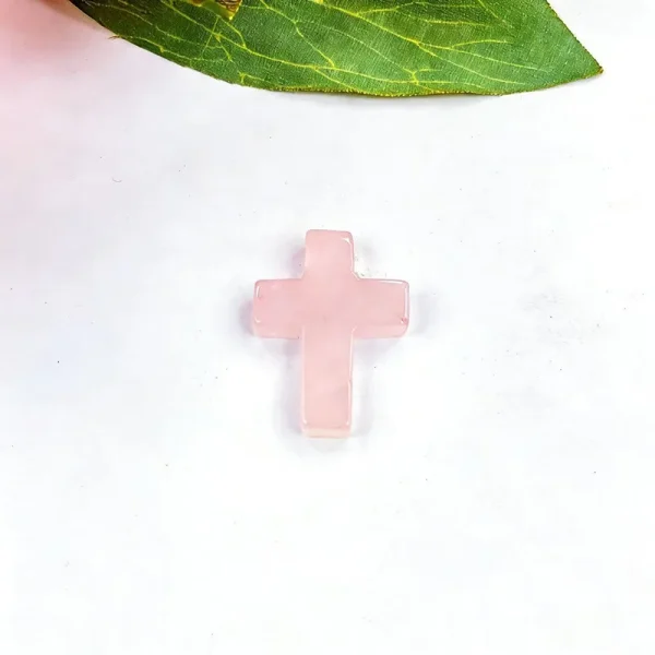 Wholesale Natural Stone Cross Pendant No Hole Charm DIY Jewelry Accessories Unisex