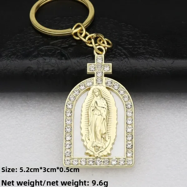 Alloy Metal Jewelry Accessories Color-retaining Micro-inlaid Enamel Parts Keychains & Bottle Openers