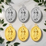 Wholesale Zinc Alloy Virgin Mary Pendant Charm Necklace Keychain Accessories Unisex - Image 3