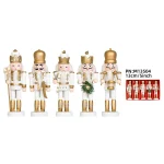 Wholesale 13cm Wooden Nutcracker Soldier Christmas Hanging Ornament Music Drum Decoration DIY Gift - Image 5