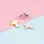 Wholesale Stainless Steel Cross Pendant Charm DIY Jewelry Accessories Mirror Polished - Image 2