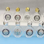 15Ml container rose holy water bottle transparent glass bottle packaging container jewelry other decorative ornaments