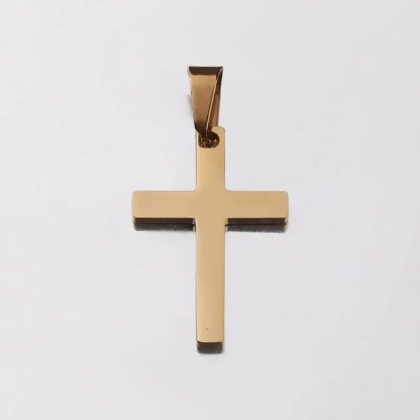 Wholesale Mirror Polished Stainless Steel Cross Pendant Charm 14x21mm 17x32mm DIY Jewelry Findings