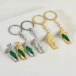 Catholic Alloy Metal Jewelry Accessories Color Retaining Micro-inlaid Enamel Jewelry Pendant Jewelry Accessories - Image 2