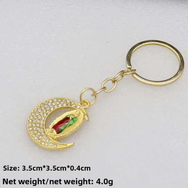 Alloy Metal Jewelry Accessories Color-retaining Micro-inlaid Enamel Parts Keychains & Bottle Openers