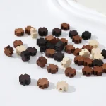 Natural Cross Multi-color Mixed Perforated Cross DIY Beaded Accessories Wholesale