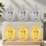 Wholesale Zinc Alloy Virgin Mary Pendant Charm Necklace Keychain Accessories Unisex