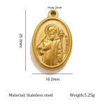 Wholesale Zinc Alloy Pendant Charm Necklace DIY Jewelry Accessories 18K Gold Plated - Image 6