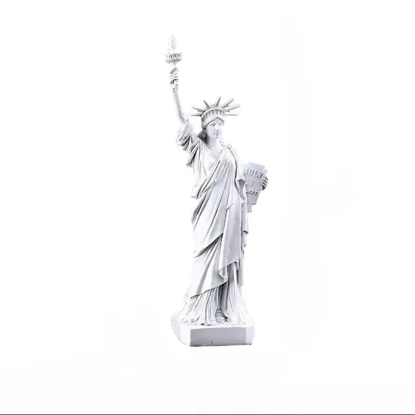 Wholesale Plastic Statue Liberty Figurine Home Office Decoration Shelf Decor Craft Gift