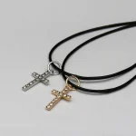 Wholesale Zinc Alloy Rhinestone Pendant Charm Necklace DIY Jewelry Accessories Unisex - Image 2