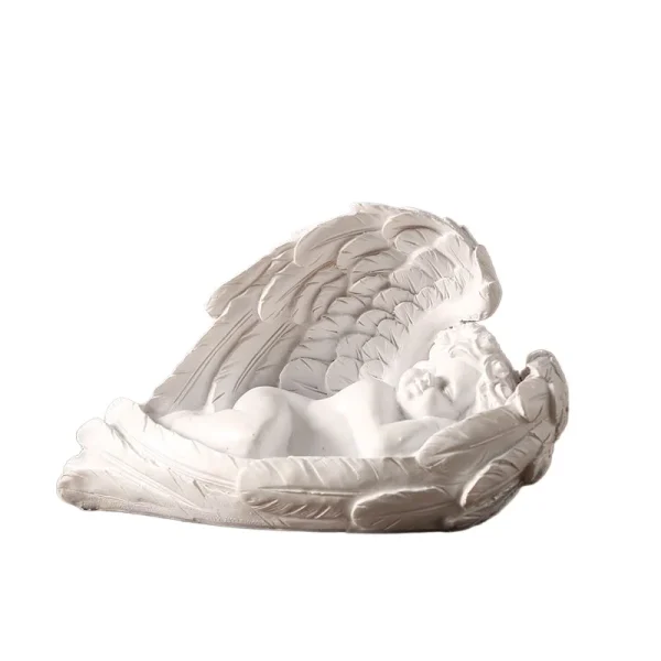 Wholesale Nordic Angel Figurine Sculpture Home Office Decoration Plastic Crafts Resin Style