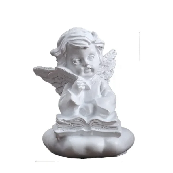 Wholesale Nordic Angel Figurine Sculpture Home Office Decoration Plastic Crafts Resin Style