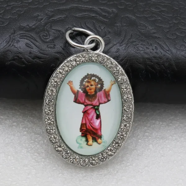 Catholic Character Keychain Religious Character Jewelry Keychain Accessories Metal Bottom Support Jewelry Accessories