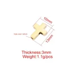 Wholesale Stainless Steel Cross Pendant Charm DIY Jewelry Accessories Mirror Polished - Image 5