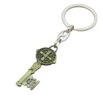 Alloy metal jewelry accessories, enamel couple two-piece set, creative keychain jewelry accessories, necklace pendant. - Image 5