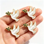 Wholesale Zinc Alloy Peace Dove Brooch Pin Fashion Jewelry Accessory Unisex - Image 3