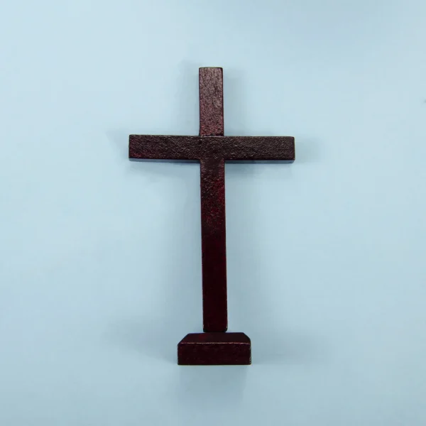 New Design Pine Wood Cross Decoration Easter Tabletop Home Office Decor Handmade Craft