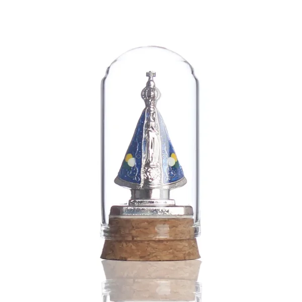 Wholesale Glass Virgin Mary Figurine Church Desktop Craft Religious Sculpture Home Decor