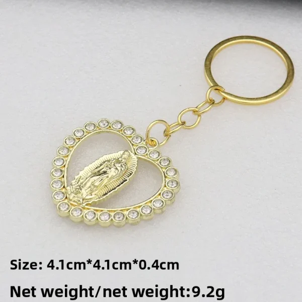 Alloy Metal Jewelry Accessories Color-retaining Micro-inlaid Enamel Parts Keychains & Bottle Openers