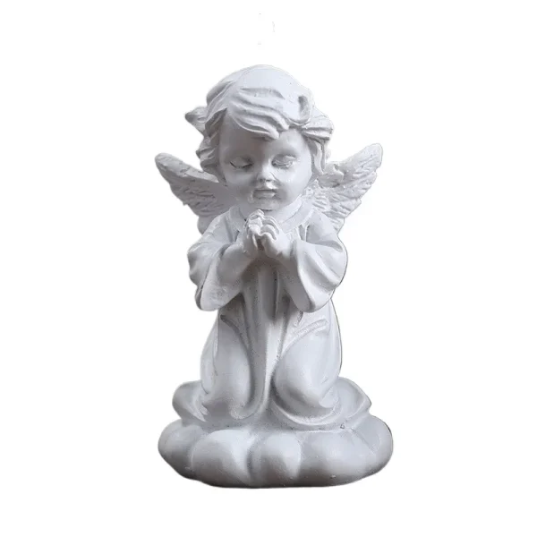 Wholesale Nordic Angel Figurine Sculpture Home Office Decoration Plastic Crafts Resin Style