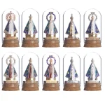 Wholesale Glass Virgin Mary Figurine Church Desktop Craft Religious Sculpture Home Decor - Image 5