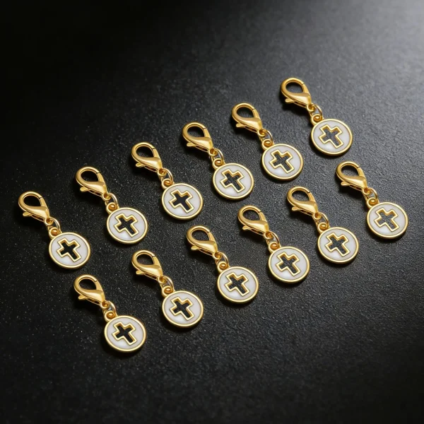 Cross pendant accessories pendant DIY handmade accessories metal jewelry accessories wholesale