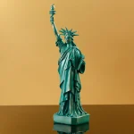 Wholesale Plastic Statue Liberty Figurine Home Office Decoration Shelf Decor Craft Gift - Image 3