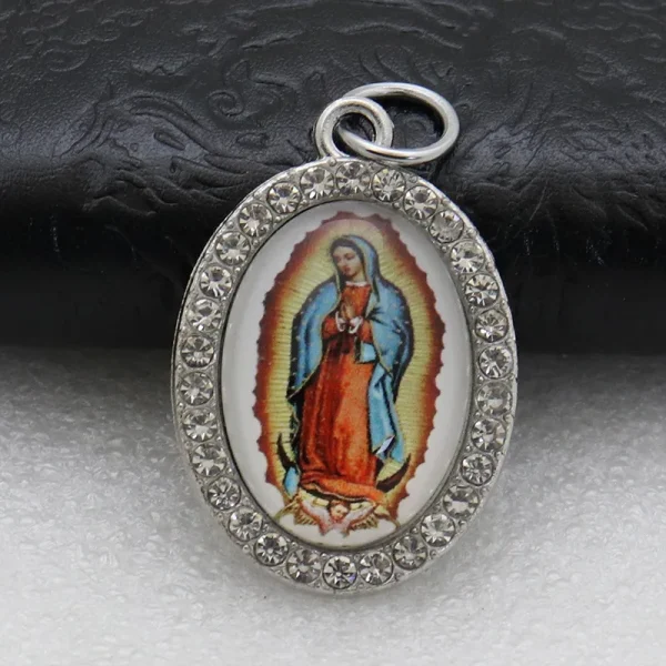 Catholic Character Keychain Religious Character Jewelry Keychain Accessories Metal Bottom Support Jewelry Accessories