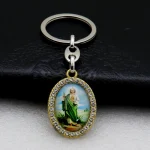 Catholic Character Keychain Religious Character Jewelry Keychain Accessories Metal Bottom Support Jewelry Accessories - Image 5