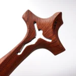 Wholesale Wooden Cross Ornament Magnet Church Craft Home Decor Engraved BJ002 - Image 3