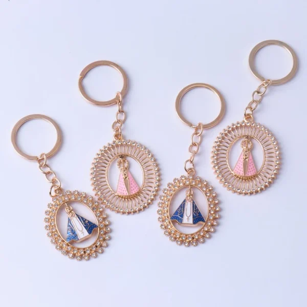 Wholesale Zinc Alloy Rhinestone Keychain Charm Bag Decor Accessories