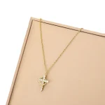 Wholesale Copper Alloy Rhinestone Cross Crown Pendant Necklace DIY Jewelry Accessories - Image 4
