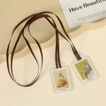 Religious Scapular Catholic Pendant Brown Rope Clothing Accessories Holy Garment - Image 2