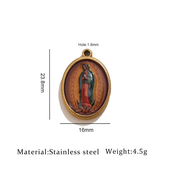 Wholesale Stainless Steel Oval Tag Pendant Charm Necklace DIY Jewelry Accessories Vintage Unisex