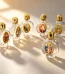 Wholesale Glass Perfume Bottle Ornament Classical Character Pattern Colored Drip Enamel Decorative Craft